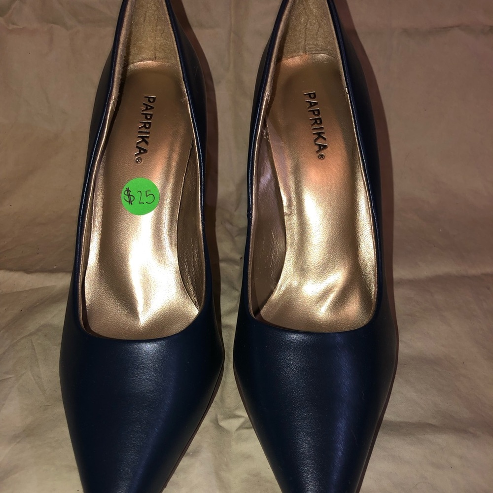 Gorgeous pointed blue heel